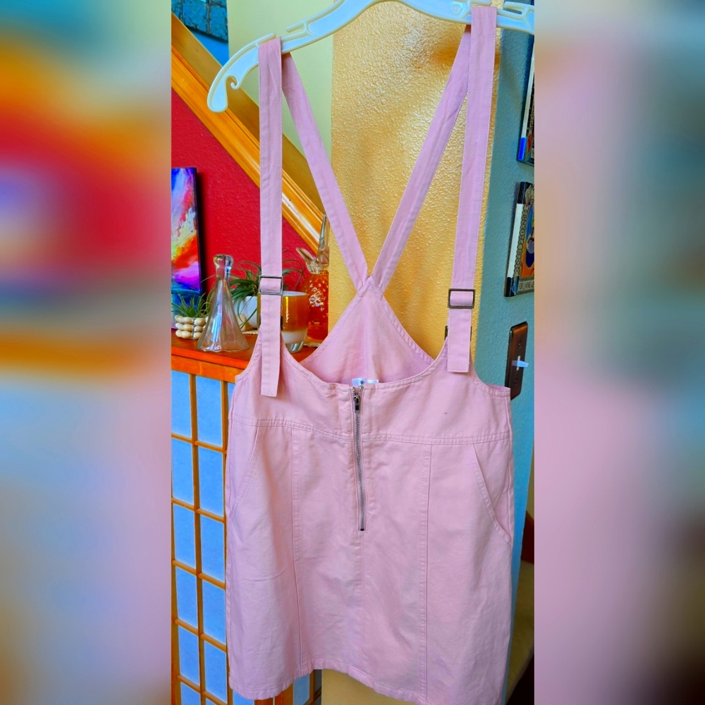 Wild Honey Skirt-all Blush pink overalls Size Medium